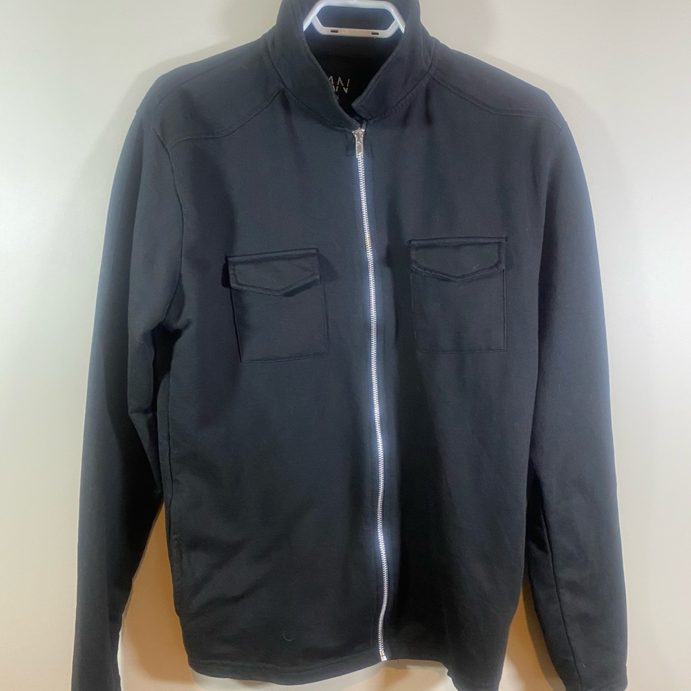 Boohoo man zip up sweater
